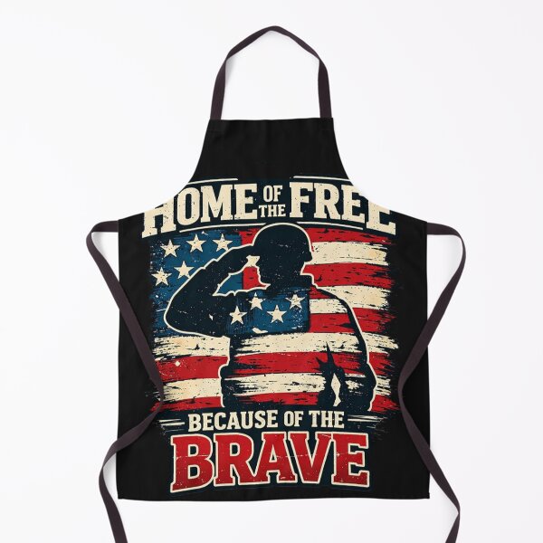 Item preview, Home of the Free Because of the Brave USA Flag designed and sold by Tsugraf Designs.