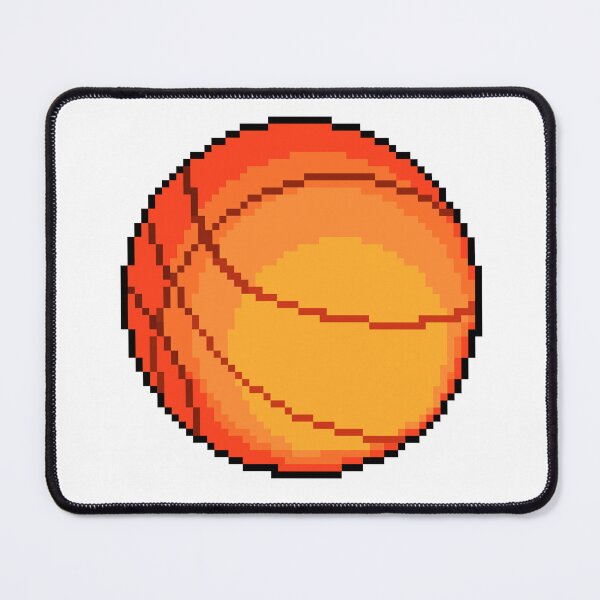 Item preview, Retro Pixel Basketball ball designed and sold by UncleElijahsArt.