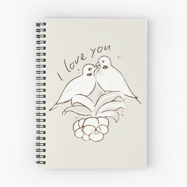 Item preview, Romantic Vintage Doves I Love You with Pansies designed and sold by TackyTime.