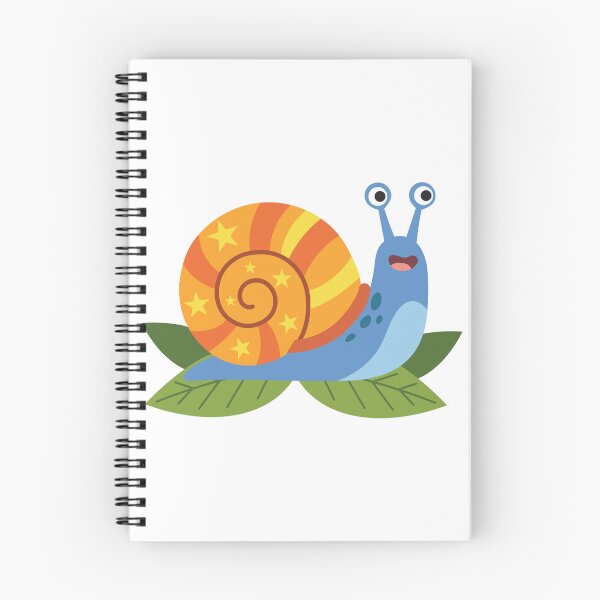 Item preview, Blue Snail with Orange Spiral Shell designed and sold by BetweenForms.