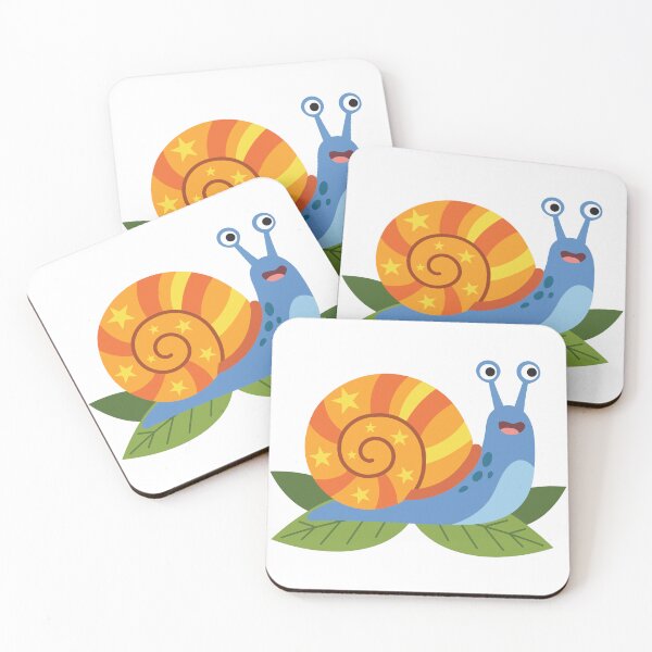 Item preview, Blue Snail with Orange Spiral Shell designed and sold by BetweenForms.