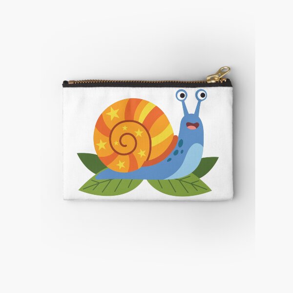 Item preview, Blue Snail with Orange Spiral Shell designed and sold by BetweenForms.