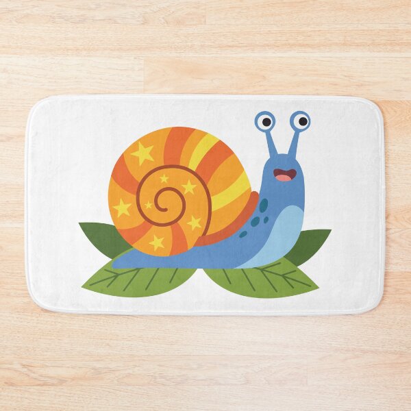 Item preview, Blue Snail with Orange Spiral Shell designed and sold by BetweenForms.