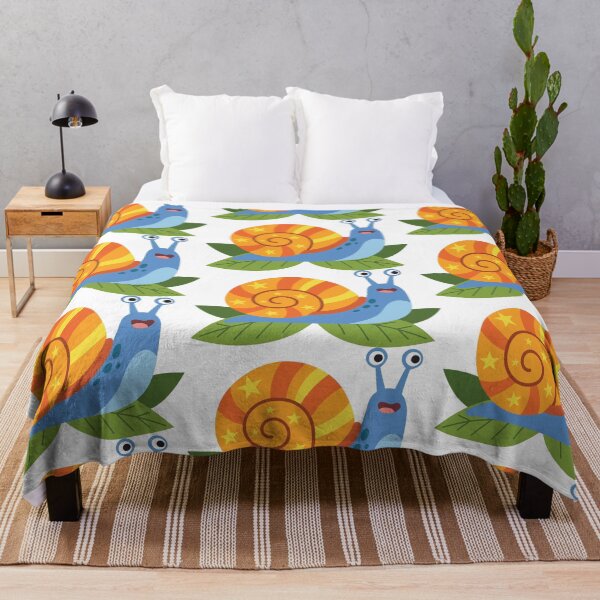 Item preview, Blue Snail with Orange Spiral Shell designed and sold by BetweenForms.