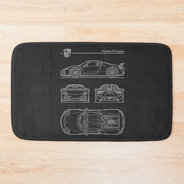 Item preview, Porsche 918 Spyder Blueprint Hybrid Hypercar Modern Outline designed and sold by Motorline44.