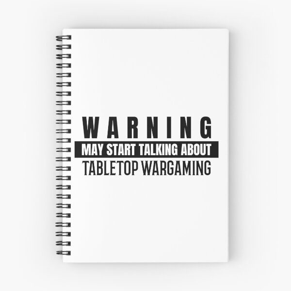 Item preview, Warning May Start Talking About Tabletop Wargaming designed and sold by TeePartyHost.