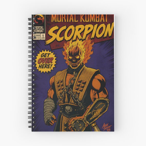 Item preview, mortal kombat scorpion '93 comic cover INFERNO designed and sold by Campbell0395.