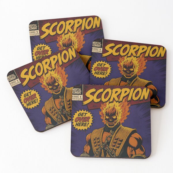 Item preview, mortal kombat scorpion '93 comic cover INFERNO designed and sold by Campbell0395.