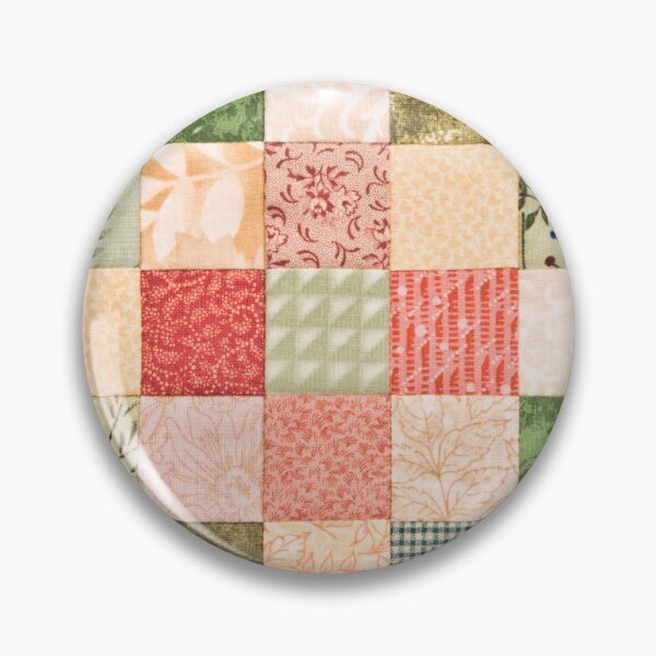 Item preview, Fall Color Vintage Patchwork Quilt designed and sold by AnimaliaStar.
