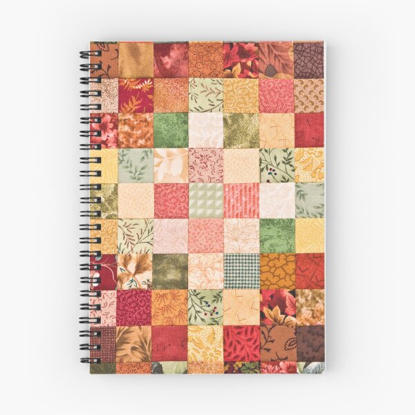 Artikelvorschau, Vintage-Patchworkdecke in Herbstfarben entworfen und verkauft von AnimaliaStar.