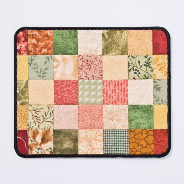 Item preview, Fall Color Vintage Patchwork Quilt designed and sold by AnimaliaStar.