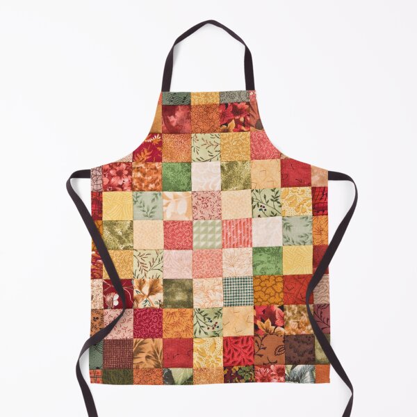 Item preview, Fall Color Vintage Patchwork Quilt designed and sold by AnimaliaStar.