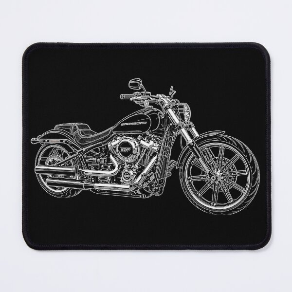 Item preview, Harley-Davidson 107 Cruiser – Technical Motorcycle Line Art designed and sold by Stinky Lincy's Apparel Company.