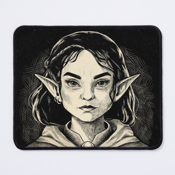 Item preview, Halfling girl DnD fantasy designed and sold by anaislalovi.