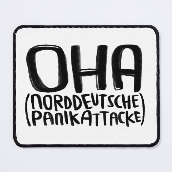 Item preview, Oh dear, a North German panic attack! designed and sold by badlydrawnbabe.