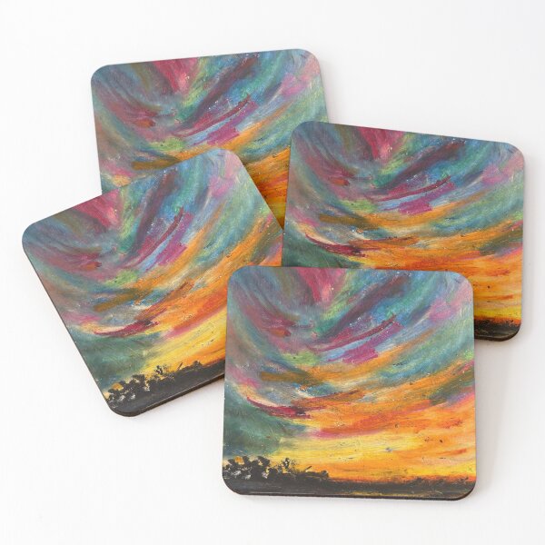 Item preview, colorful sky painting designed and sold by valessketch.