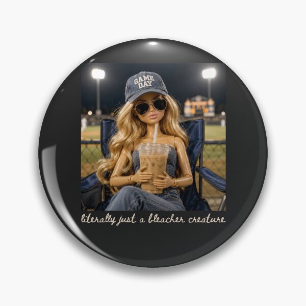 Item preview, Literally Just A Bleacher Creature Baseball Mom Aesthetic designed and sold by FreshVibe Prints.