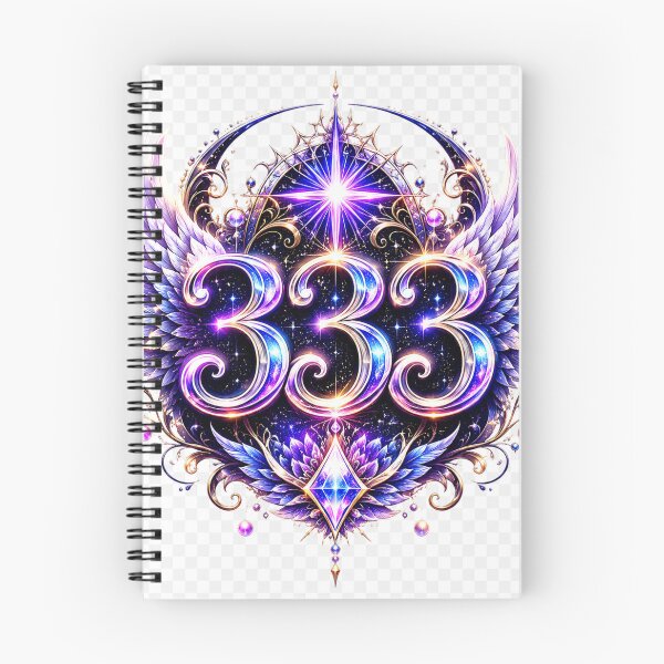 Item preview, Cosmic Angel Number 333 Manifestation Design designed and sold by HiteshArt111.
