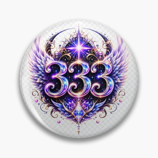 Item preview, Cosmic Angel Number 333 Manifestation Design designed and sold by HiteshArt111.