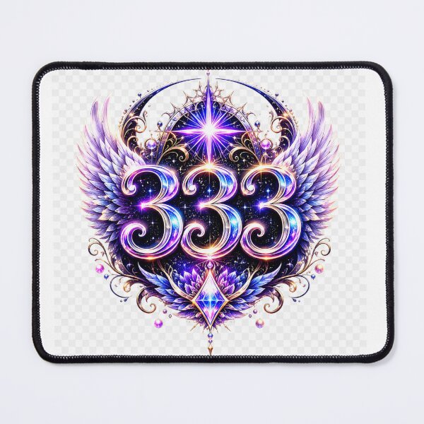Item preview, Cosmic Angel Number 333 Manifestation Design designed and sold by HiteshArt111.