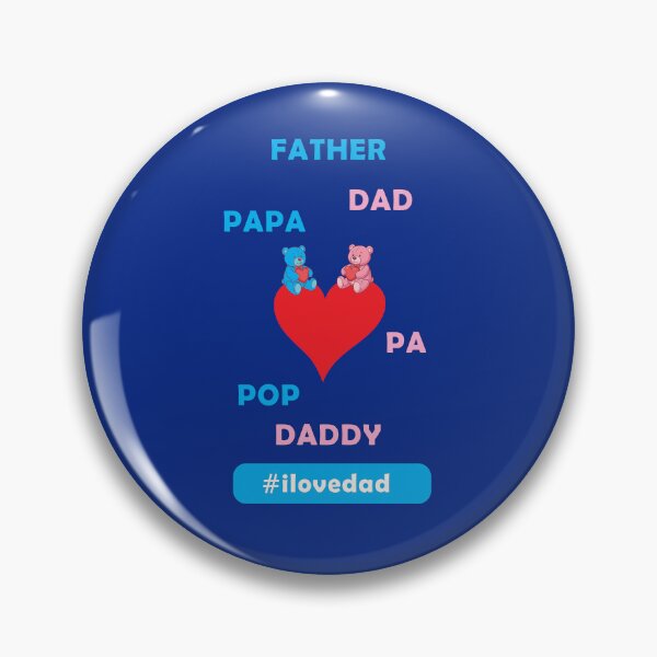 Item preview, Father's Day I love dad designed and sold by PattersArt.