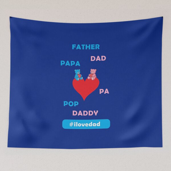 Item preview, Father's Day I love dad designed and sold by PattersArt.