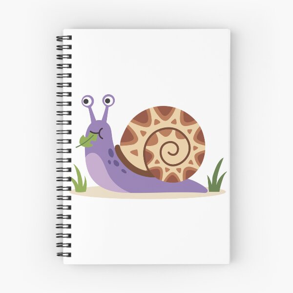 Item preview, Purple Snail with Brown Spiral Shell designed and sold by BetweenForms.