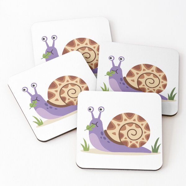 Item preview, Purple Snail with Brown Spiral Shell designed and sold by BetweenForms.