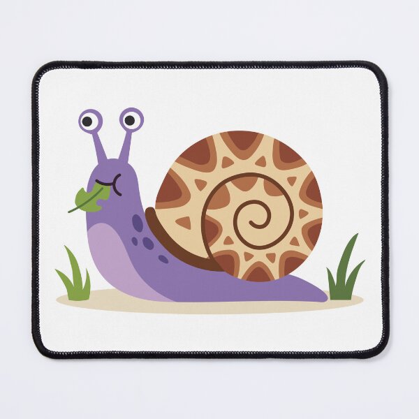 Item preview, Purple Snail with Brown Spiral Shell designed and sold by BetweenForms.