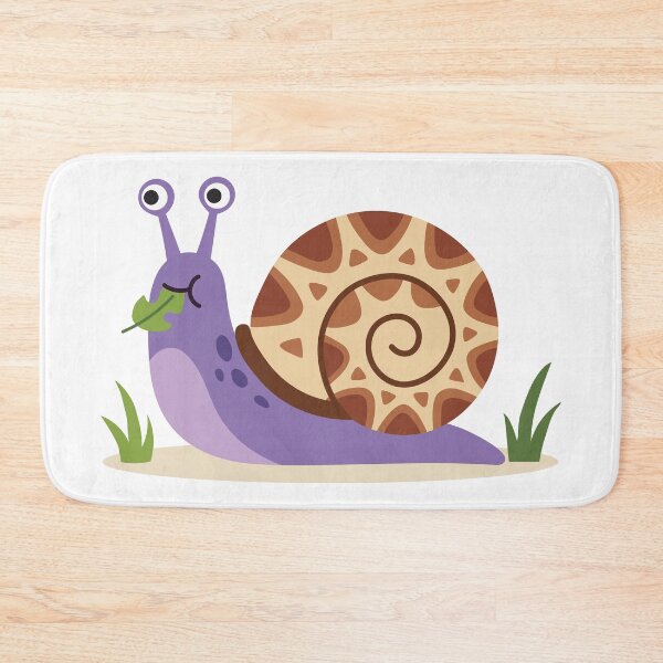 Item preview, Purple Snail with Brown Spiral Shell designed and sold by BetweenForms.