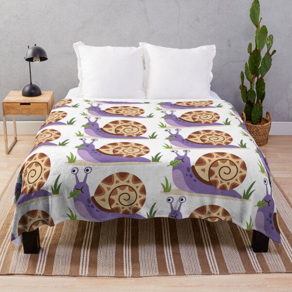 Item preview, Purple Snail with Brown Spiral Shell designed and sold by BetweenForms.