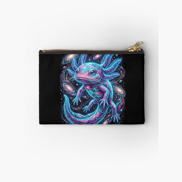 Item preview, Cosmic Axolotl Galaxy Neon Space Art designed and sold by Alma en Cada Detalle.