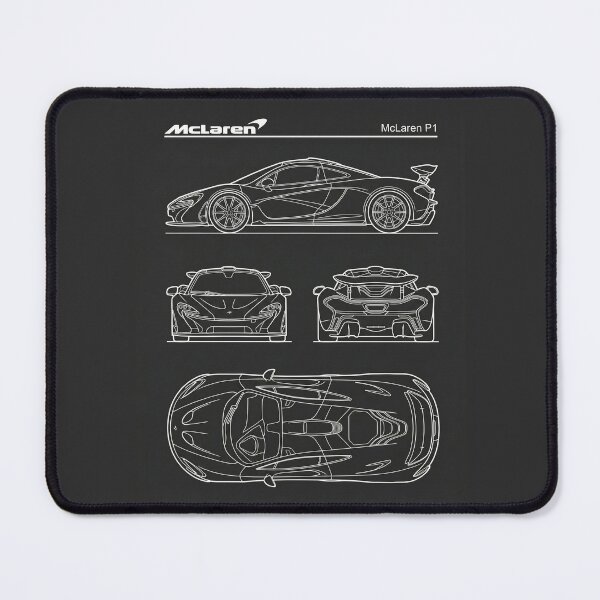Item preview, McLaren P1 Blueprint Hybrid Hypercar Ultimate Series Outline designed and sold by Motorline44.
