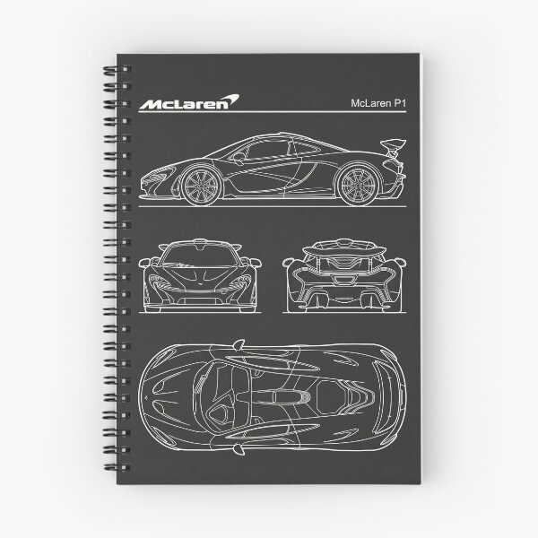 Item preview, McLaren P1 Blueprint Hybrid Hypercar Ultimate Series Outline designed and sold by Motorline44.
