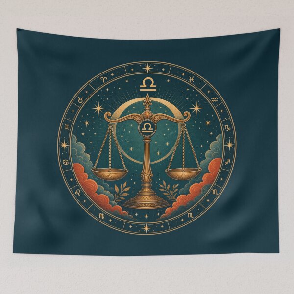 Item preview, Libra designed and sold by TheInkyLine.