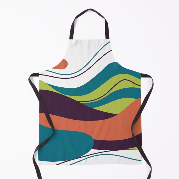 Item preview, Abstract Colorful Flowing Waves Illustration designed and sold by BetweenForms.