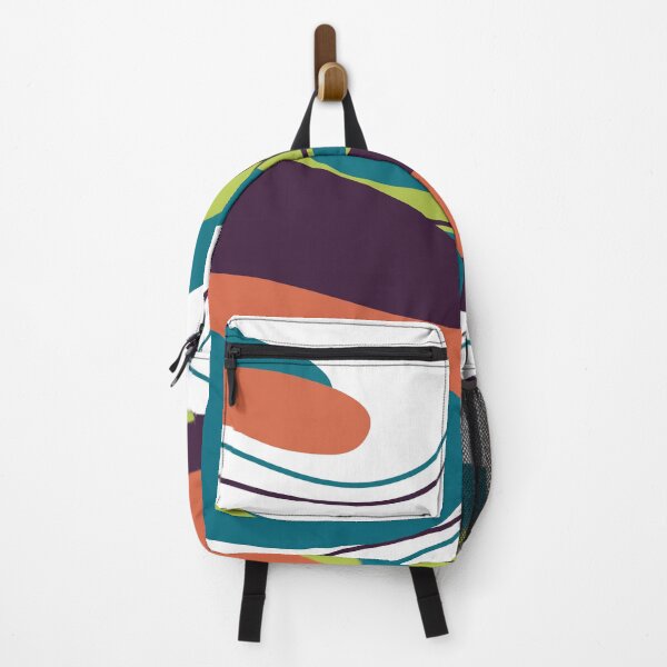 Item preview, Abstract Colorful Flowing Waves Illustration designed and sold by BetweenForms.