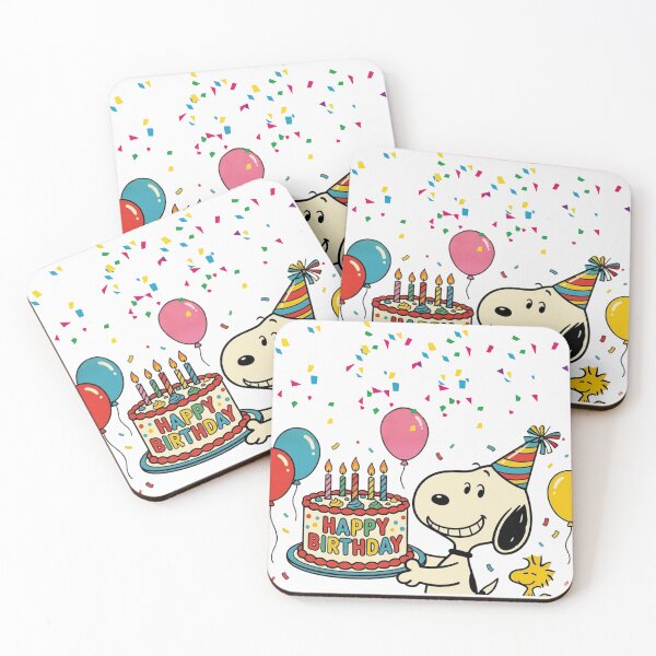 Item preview, Snoopy Birthday Cake Celebration Design designed and sold by Innova_Creations.