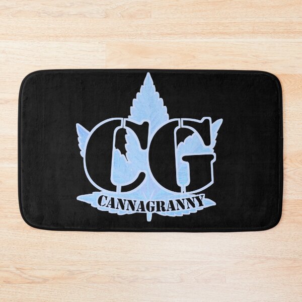 Item preview, CannaGranny™ CG Blue Leaf Logo Design designed and sold by  CannaGranny™ .