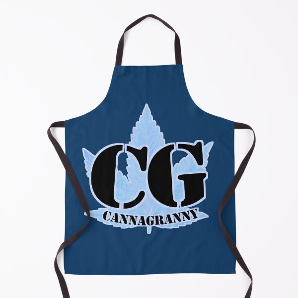 Item preview, CannaGranny™ CG Blue Leaf Logo Design designed and sold by  CannaGranny™ .