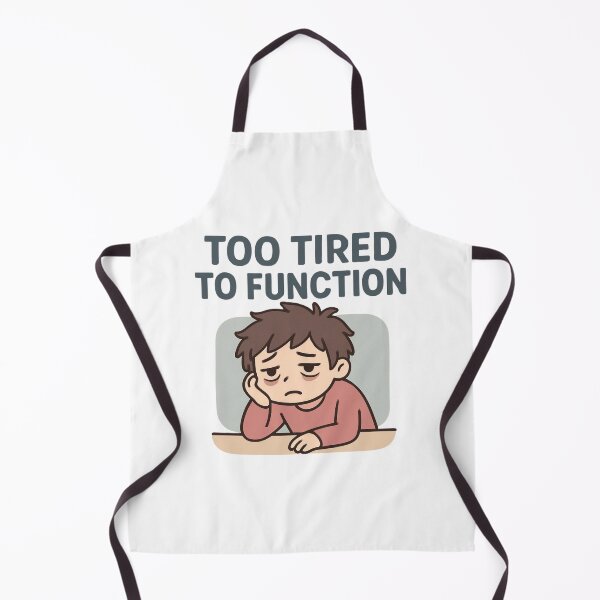 Item preview, Too Tired To Function | Kawaii Burnout Meme designed and sold by Noxivora.