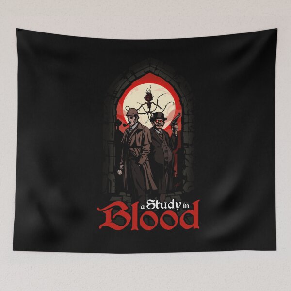 Item preview, A Study in Blood - Gothic Detective Crossover designed and sold by MrGlayga.