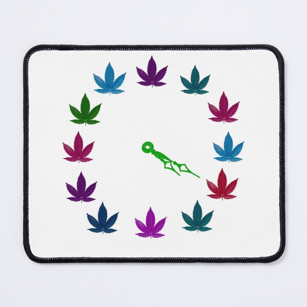 Item preview, CannaGranny™ – 420 Time Leaf Clock Design designed and sold by CannaGranny™ .