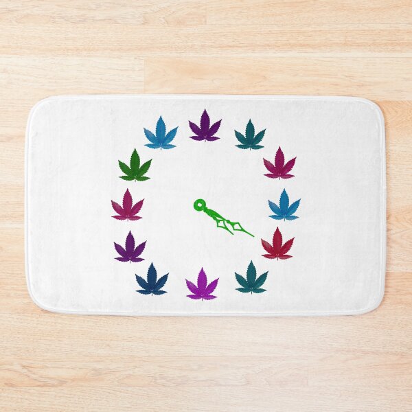 Item preview, CannaGranny™ – 420 Time Leaf Clock Design designed and sold by  CannaGranny™ .