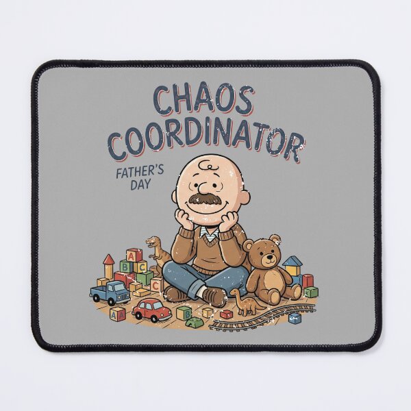 Item preview, Chaos Coordinator Funny Retro Cartoon Dad Father's Day designed and sold by BreezifyDesignStudio.