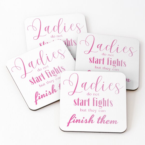 Item preview, Ladies Finish Fights designed and sold by Further Up Designs.