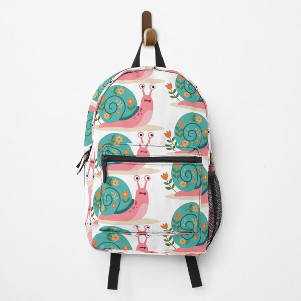 Item preview, Pink Snail with Floral Spiral Shell designed and sold by BetweenForms.