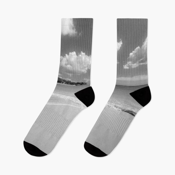 Item preview, Barbados Sands Seascape Monochrome designed and sold by Londonimages.