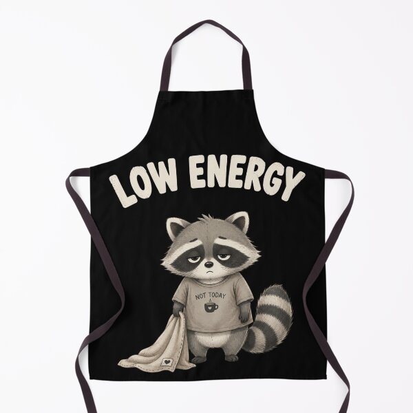 Item preview, Low Energy Barely Functioning Funny Raccoon Essential T-Shirt designed and sold by Maravillio.