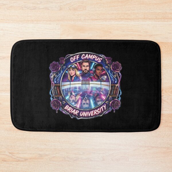 Item preview, Briar University Hockey Romance Retro Neon - Off Campus Series Fan Art designed and sold by Stardust Motel.